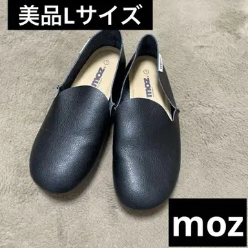 moz 블랙 플랫 슈즈 L 사이즈 (24.5에 딱 맞는 사이즈감)