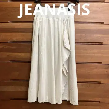JEANASIS 롱 스커트 지나시스 라이트 베이지