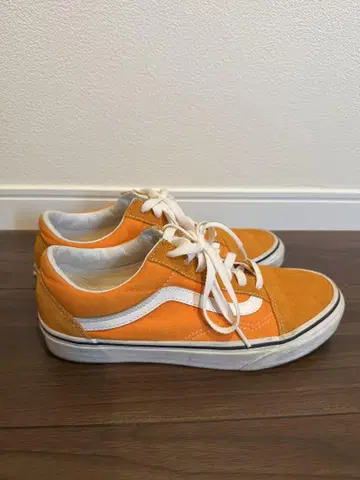 Vans 오렌지 스니커즈 24.0