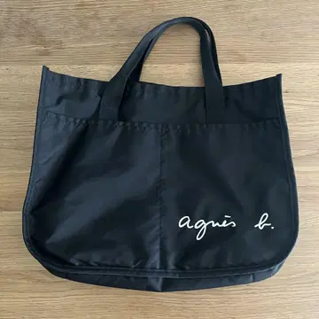 agnes b. (애네스 베) 토트백 레슨 백 블랙