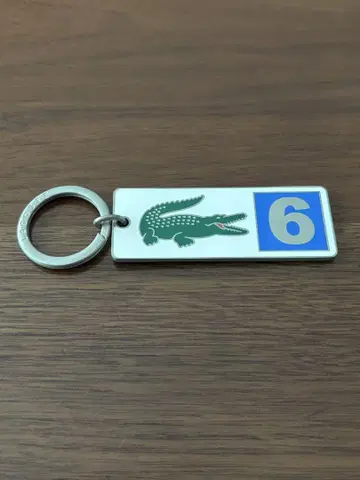 라코스테 악어 로고 키링