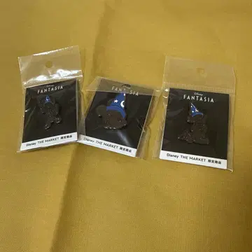 디즈니 디즈니 판타지아 핀 배지 새상품 3개 세트 한정판
