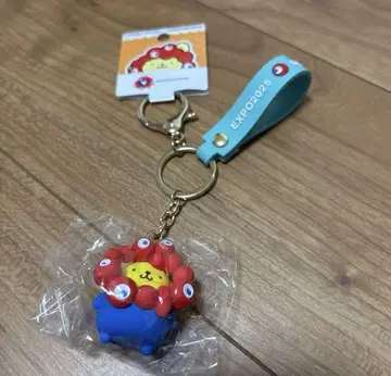 오사카 만국 박람회 밉밉 폼폼푸딩 키링