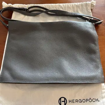 HERGOPOCH 그레이 가죽 사코슈