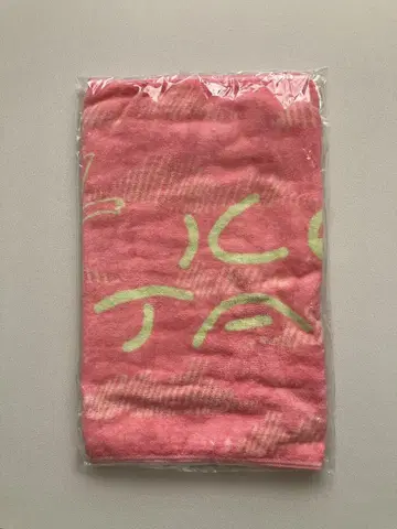 벚꽃이 흩날리는 페이스 타월 핑크