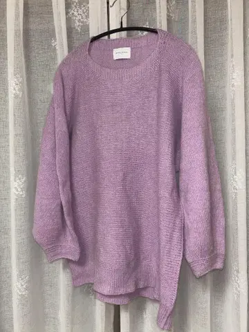 UNITED ARROWS 라벤더 긴팔 니트