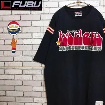 00s FUBU 할렘 그로브 트로터스 티셔츠 빅 실루엣!