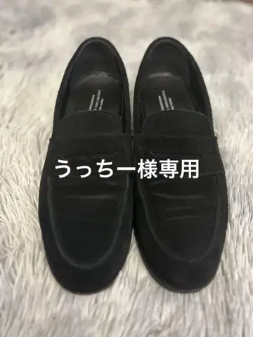 UNITED ARROWS GRL 로퍼 26.5cm 스웨이드 블랙