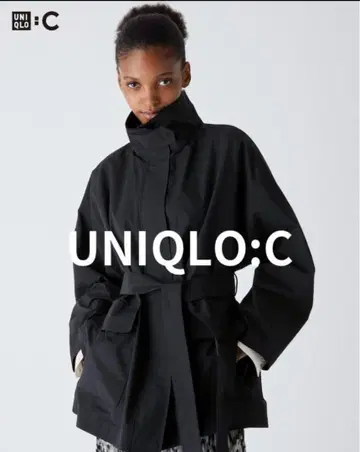 유니클로 UNIQLO C 스탠드 카라 오버 사이즈 코트