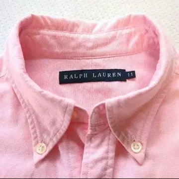 Ralph Lauren 핑크 긴팔 셔츠 사이즈 11