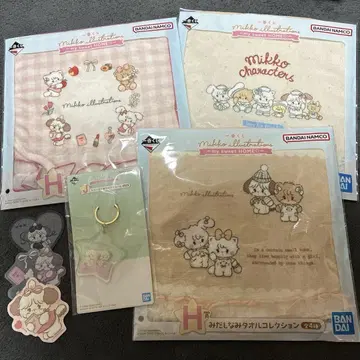 제일복권 mikko illustrations H상 J상 스티커 세트