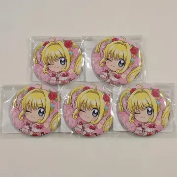 피치피치 피치 제비뽑기 도 D상 캔뱃지 루치아