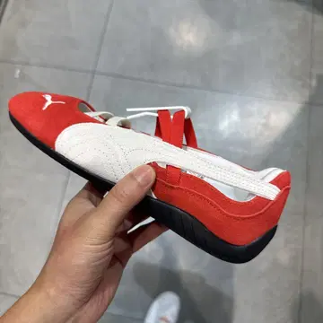 새상품 PUMA SPEEDCAT BALLET 레드 발레 슈즈 23.5