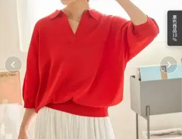 프릭스스토어 반팔 폴로 옷깃 스키퍼 썸머 니트