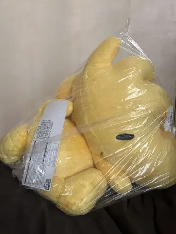 스누피 봉제 인형 옐로우 컬러 미사용 새상품