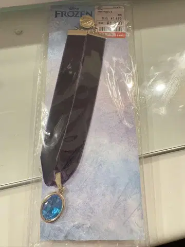 디즈니 시마무라 치하루 콜라보 초커 엘사 안나