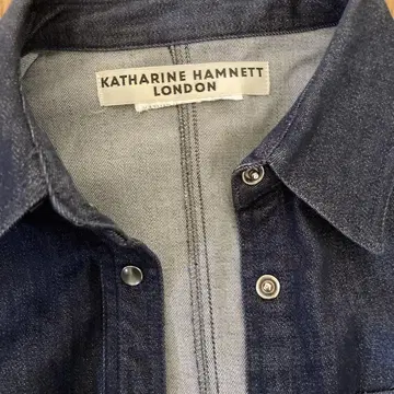 KATHARINE HAMNETT 다크 블루 데님 자켓