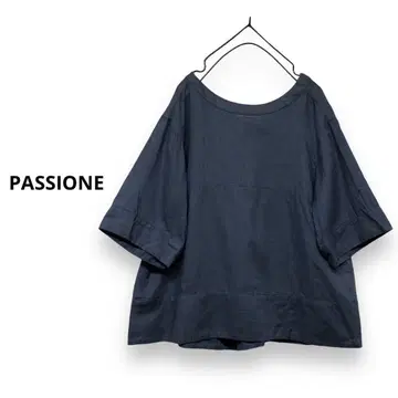 PASSIONE 파시오네 코튼 린넨 블라우스 리본 블라우스 38