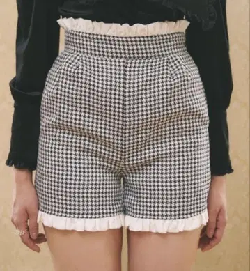 미로 아뮤레트 체크 단바지