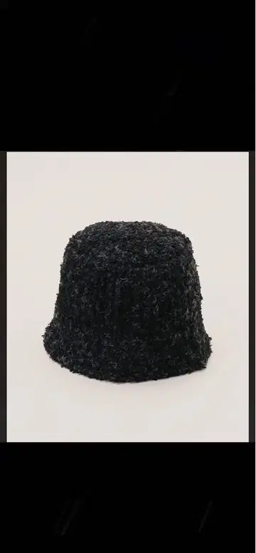 RACAL 라칼 Fluffy Mix Knit Bucket Hat 새상품