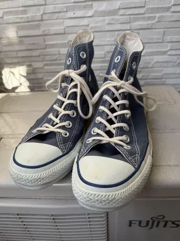 ALL STAR 네이비 하이컷 스니커즈