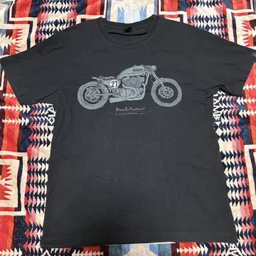 Deus Ex Machina 바이크 프린트 티셔츠 M