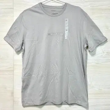 Calvin Klein 캘빈클라인 티셔츠 L 반팔 로고 베이지