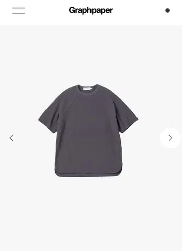 그라프페이퍼 Waffle S/S 크루넥 티셔츠