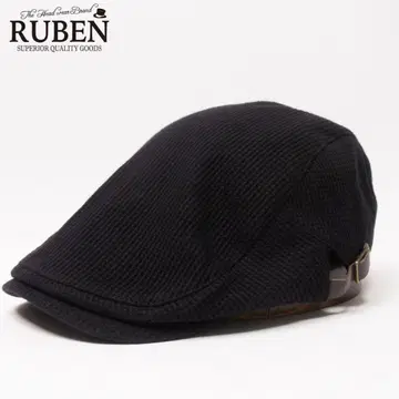 새상품 RUBEN 루벤 코튼 와플 헌팅 블랙