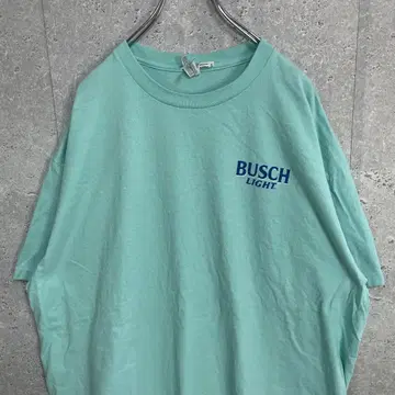 BUSCH LIGHT 기업 로고 애니멀 술 프린트 티셔츠 2XL