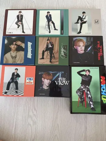 INI 유니버셜 특전 타지마 쇼고 수납 BOX 9종 세트 CD 포함