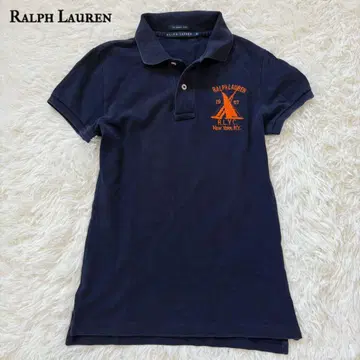 Ralph Lauren 폴로 셔츠 M 네이비 스키니 폴로