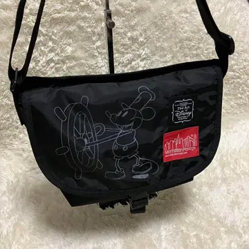 Manhattan Portage 증기선 미키 콜라보 메신저 백