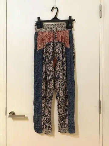 sea New York 실크 프린트 팬츠