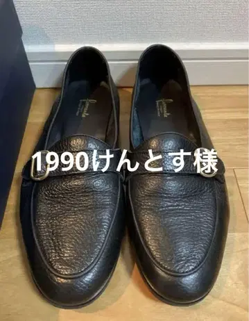 FERRANTE 페란테 가죽 신발 40 블랙 이탈리아
