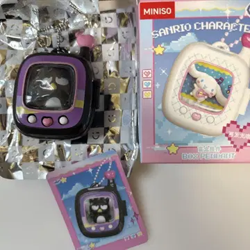 MINISO 포켓 엘프 산리오 캐릭터 바츠마루 키링