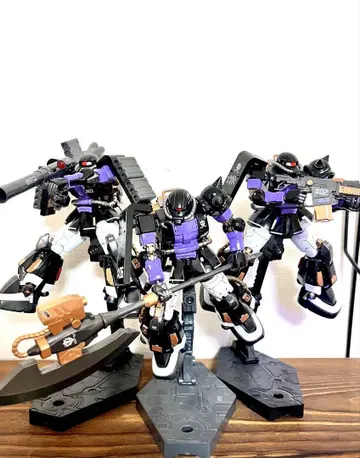 HG THE ORGIN 자쿠 블랙 삼연성