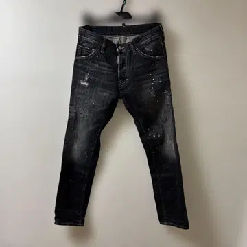 DSQUARED2 데님 팬츠 데미지 진 청바지 남성용 42