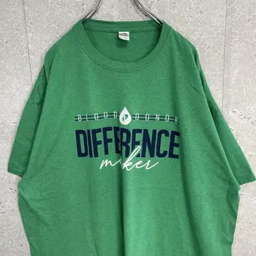 프룻 오브 더 룸 BLOOD DONOR 프린트 빅 사이즈 티셔츠 2XL