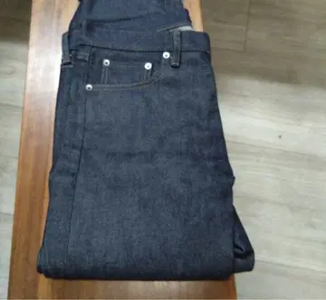 중고 유니클로 셀비치 데님 슬림 새상품급 32