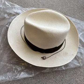 미사용 LARDINI 파나마 햇 M 57cm