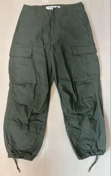 THE WORLD CARGO 카고 팬츠 S 사이즈 올리브 그린