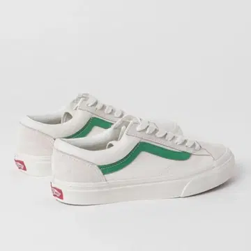 Vans 화이트/그린 스니커즈