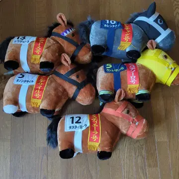 경마 봉제 인형 말 서러브레드 컬렉션