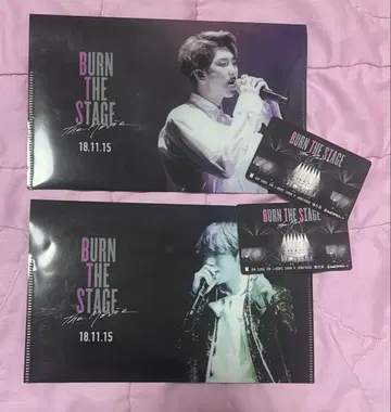 BTS BURN THE STAGE 티켓 홀더 & 무비티켓 세트