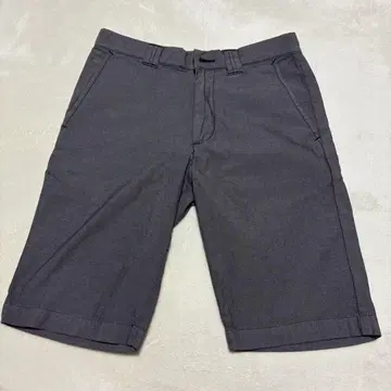 y070604 블루 블루 하프 팬츠 숏 팬츠 로고