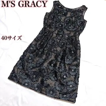 M'S GRACY 엠즈 그레이시 꽃 자수 스팽글 레이스 L 40