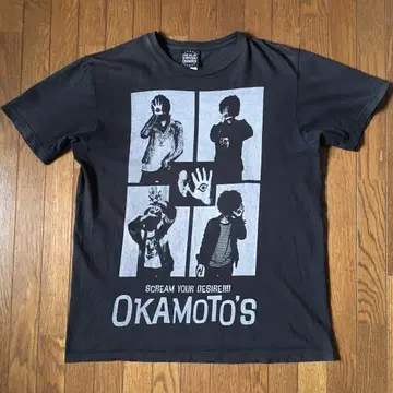 OKAMOTO'S 오카모토 타로 콜라보 기념 티셔츠 "욕망" 2011