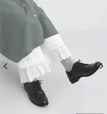 LUPILIEN 밑단 레이스 속바지 화이트 내추럴