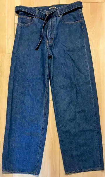 AURALEE(오라리) BELTED PANTS